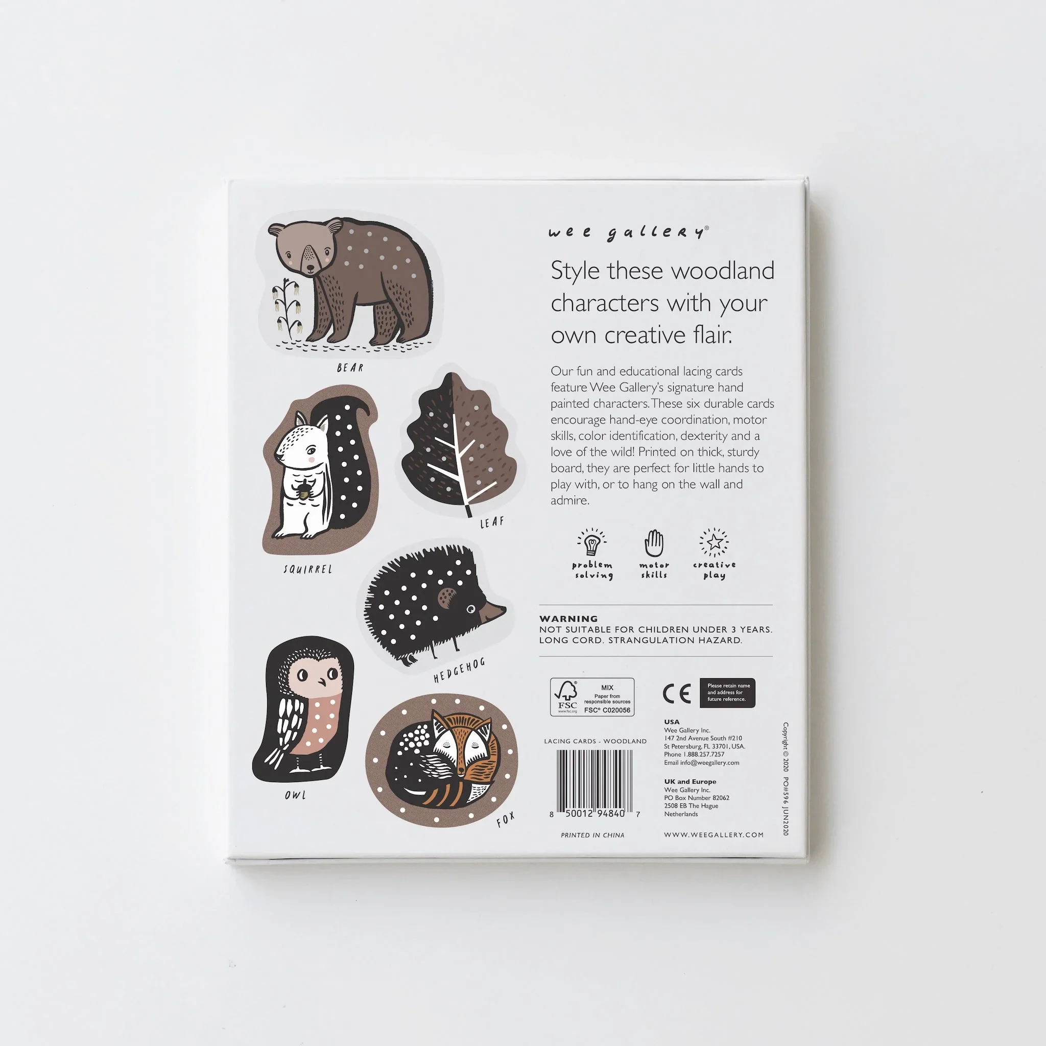 Woodland Animal Lacing Cards - Image 8